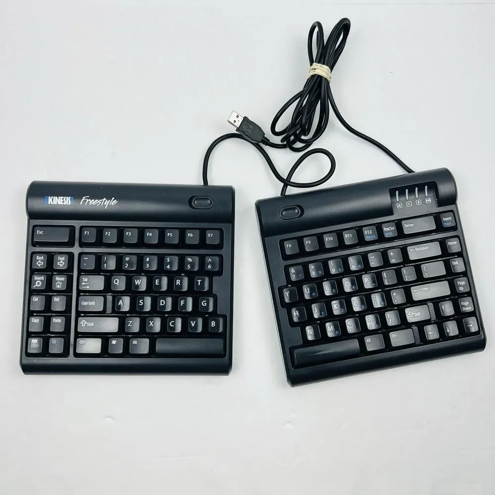 Kinesis Keyboard Freestyle Solo Model KB700PBUS PC TESTED WORKS